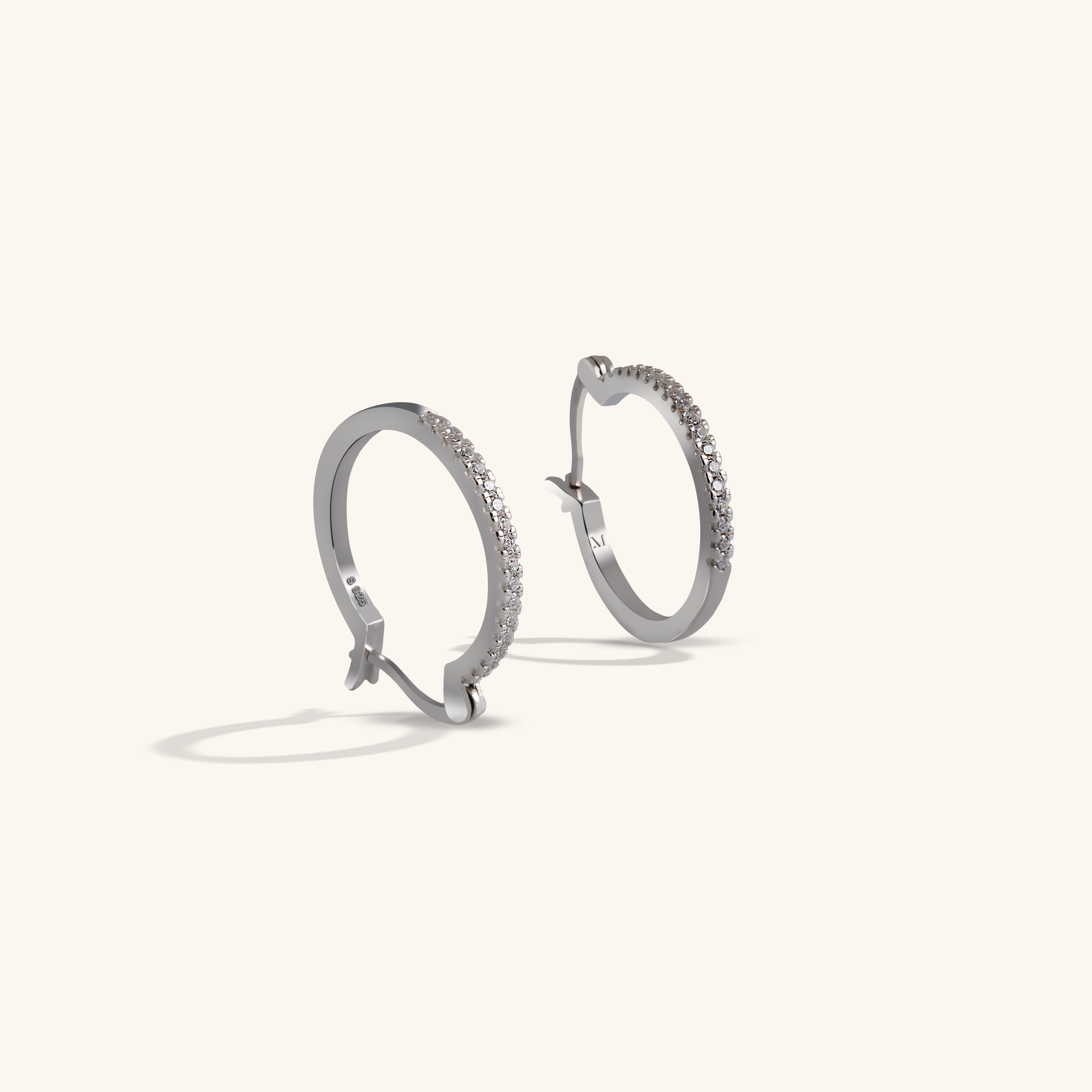 Yukon Crystal Hoop Earrings