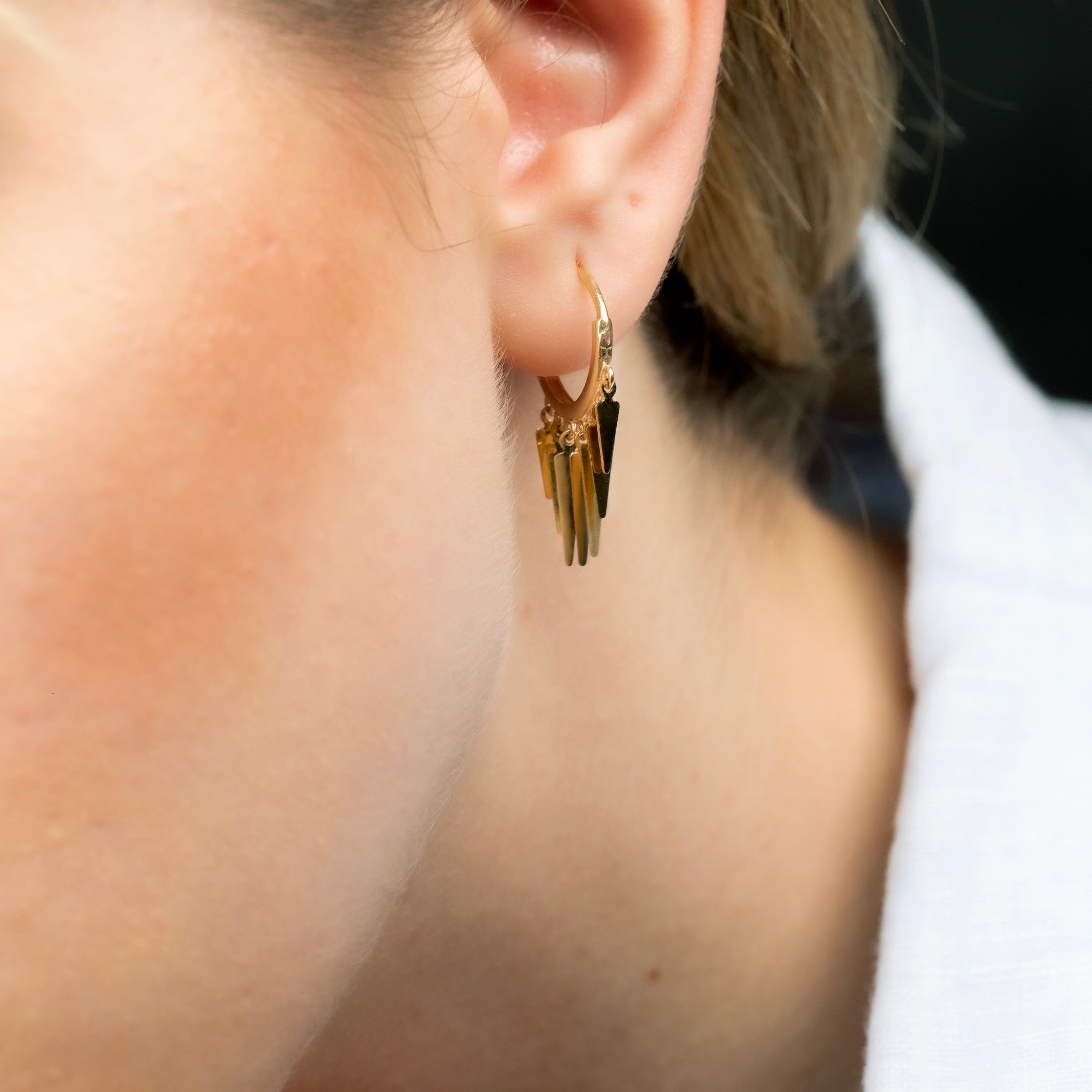 Spike Hoop Earrings