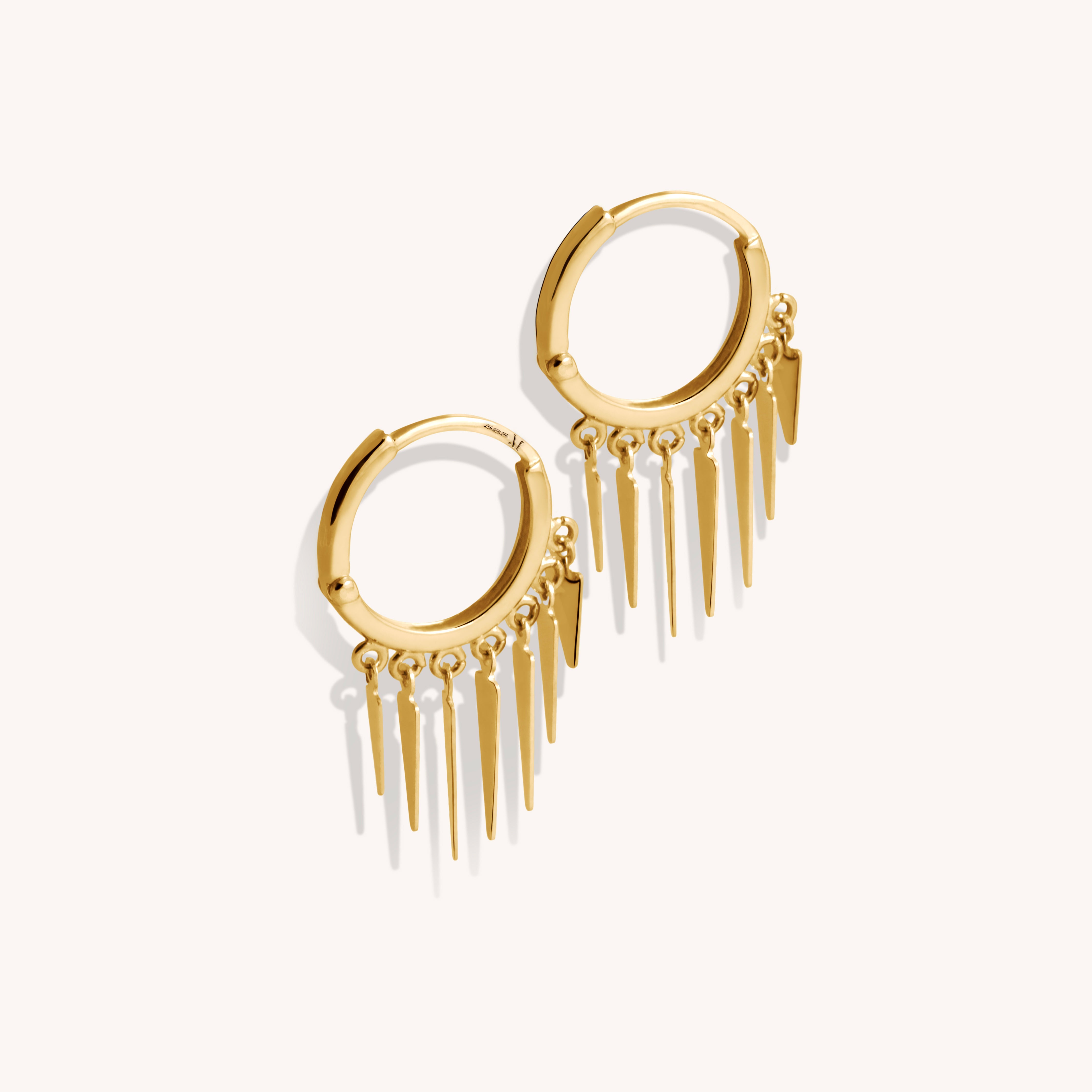 Spike Hoop Earrings
