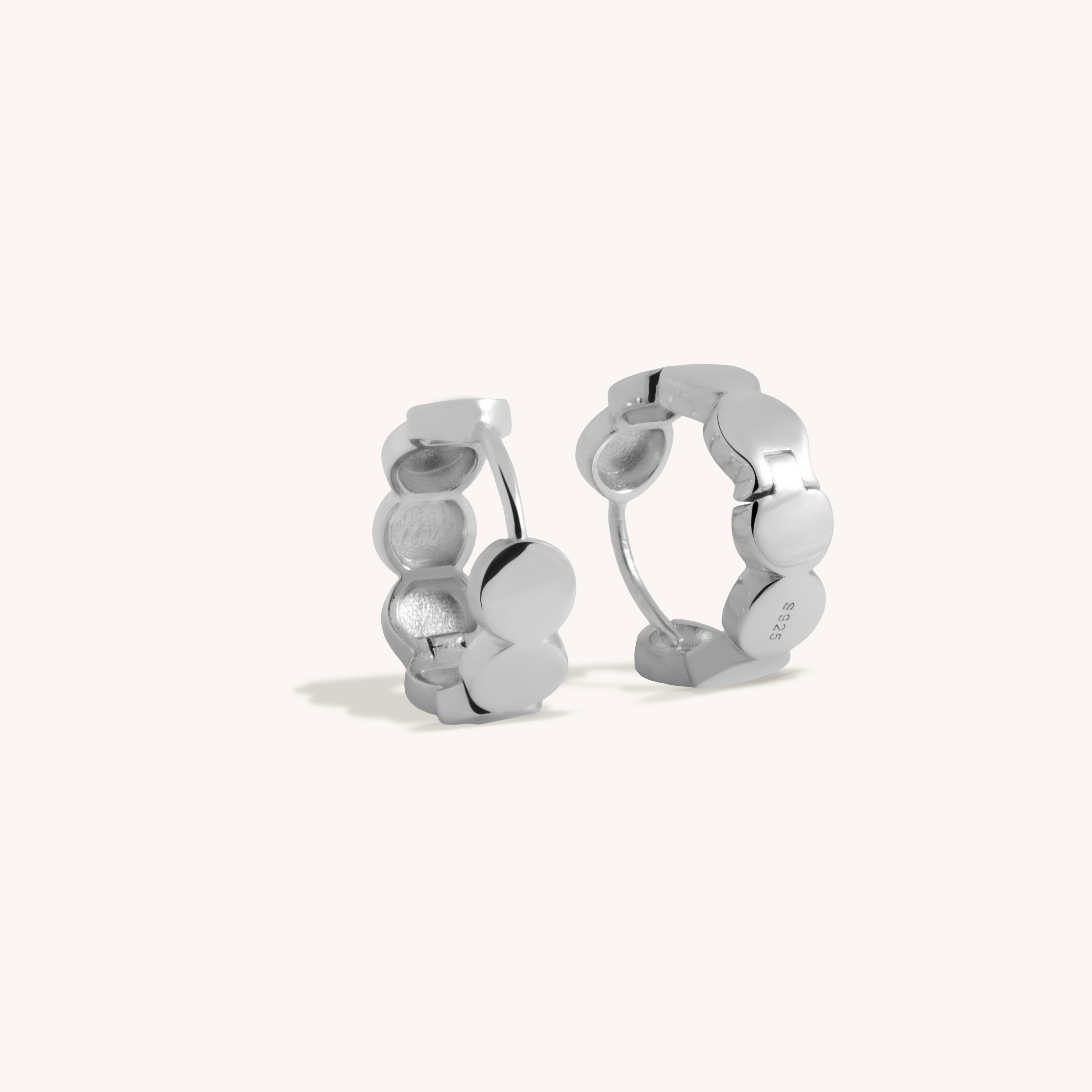 Boucles d'oreilles créoles Serena