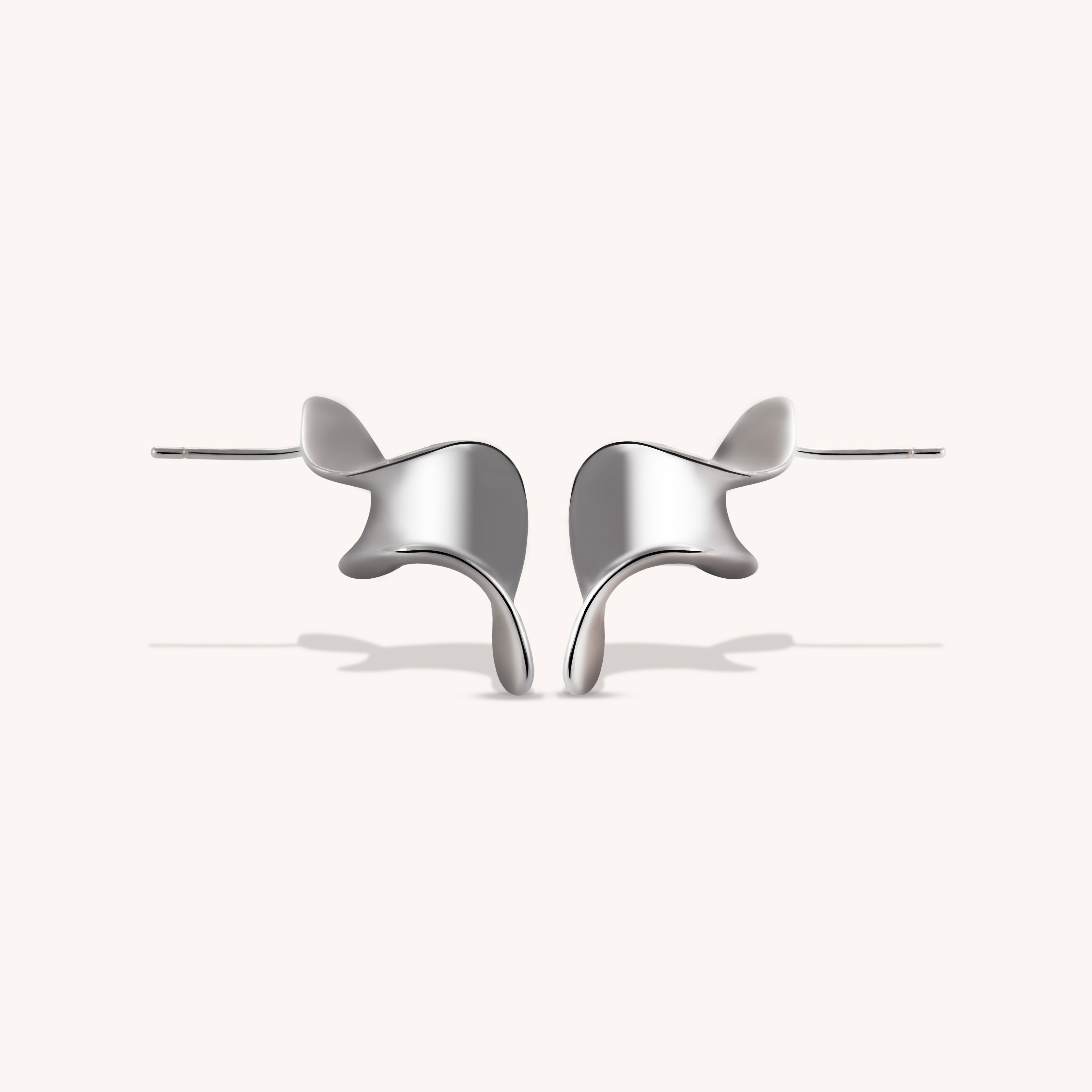 Hedra Ribbon Stud Earrings