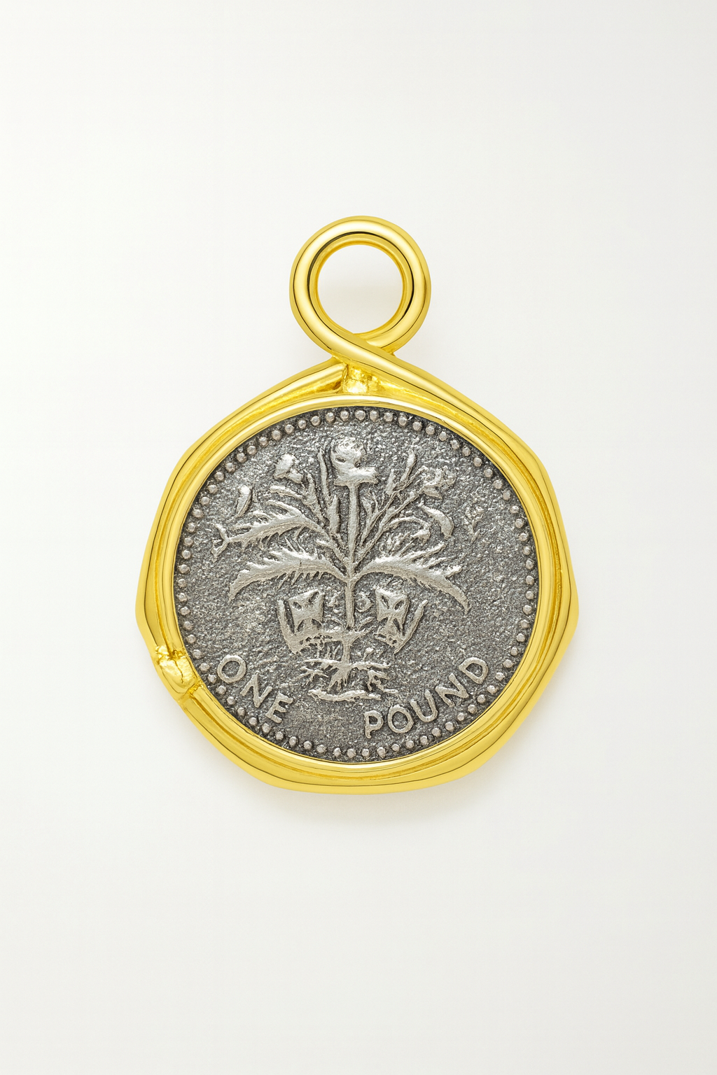 Celeste Coin Pendant Necklace