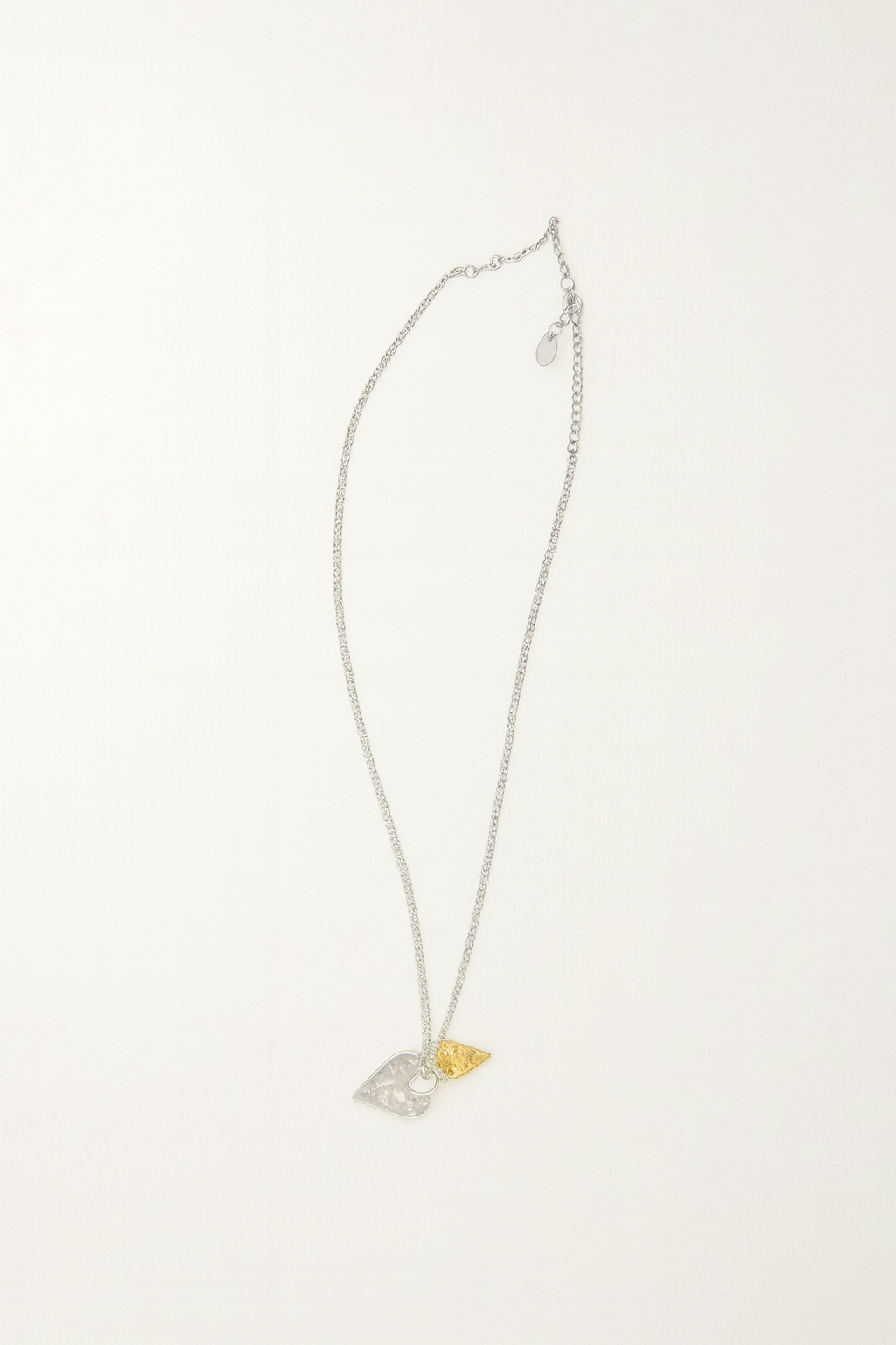 Noelle Double Heart Pendant Necklace