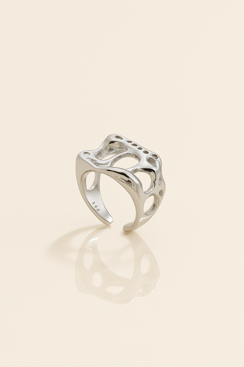 Fontana Sculptural Silver Ring