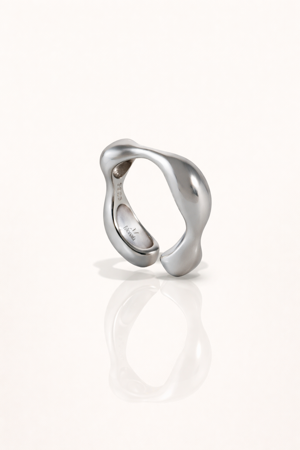 Orbit Adjustable Silver Ring