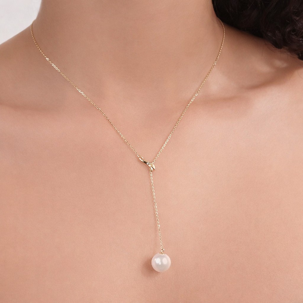 Flow Adjustable Pearl Necklace