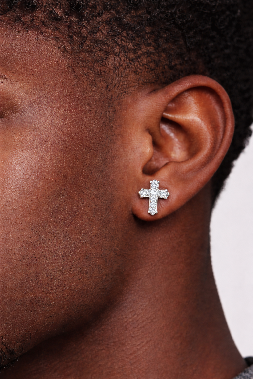 Axis Cross Stud Earrings