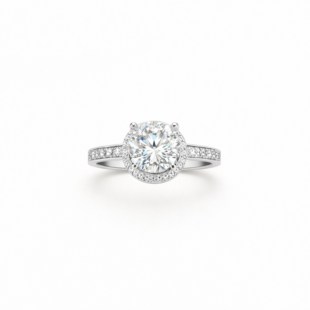 Juno Moissanite Adjustable Ring