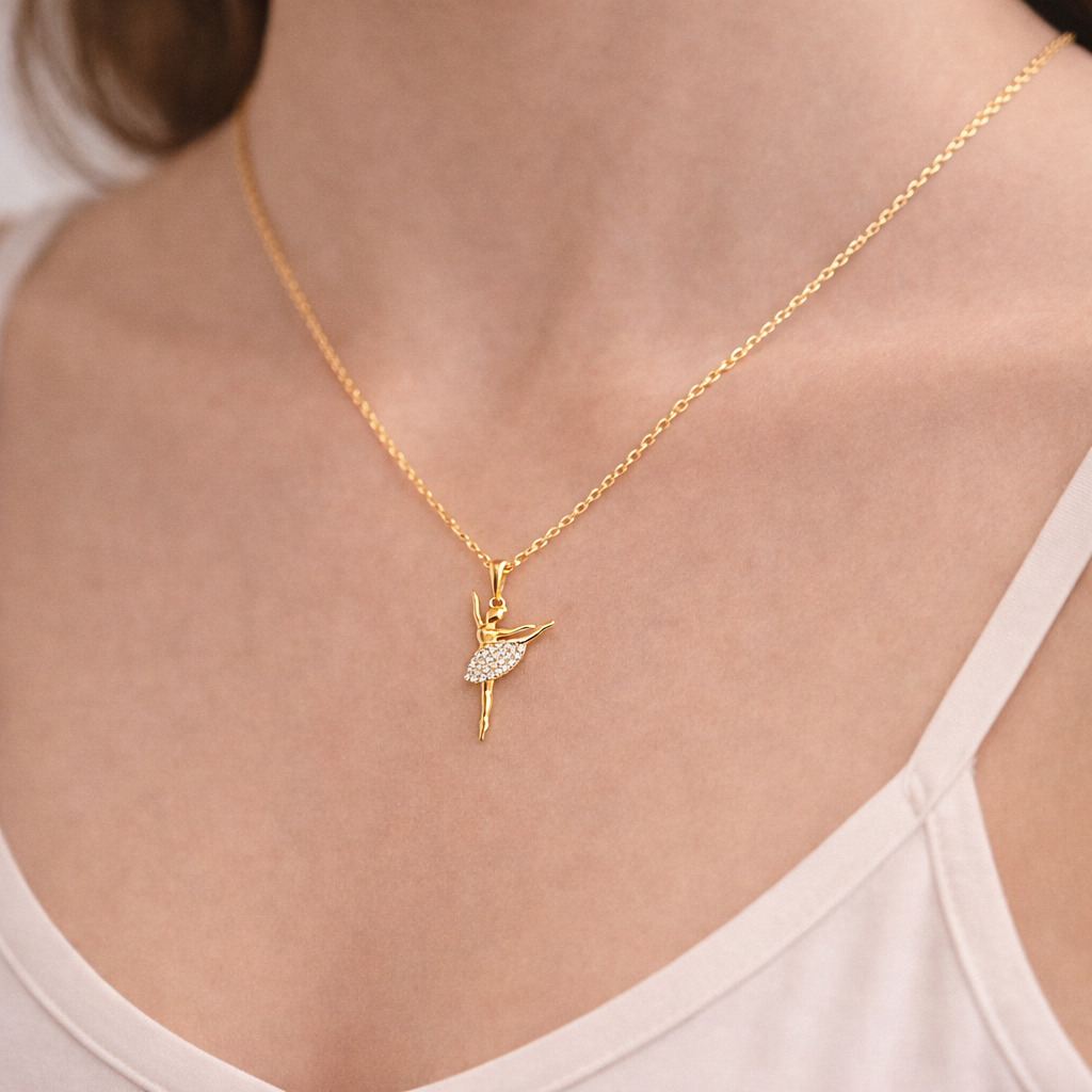 Pavlova Ballerina Pendant Necklace