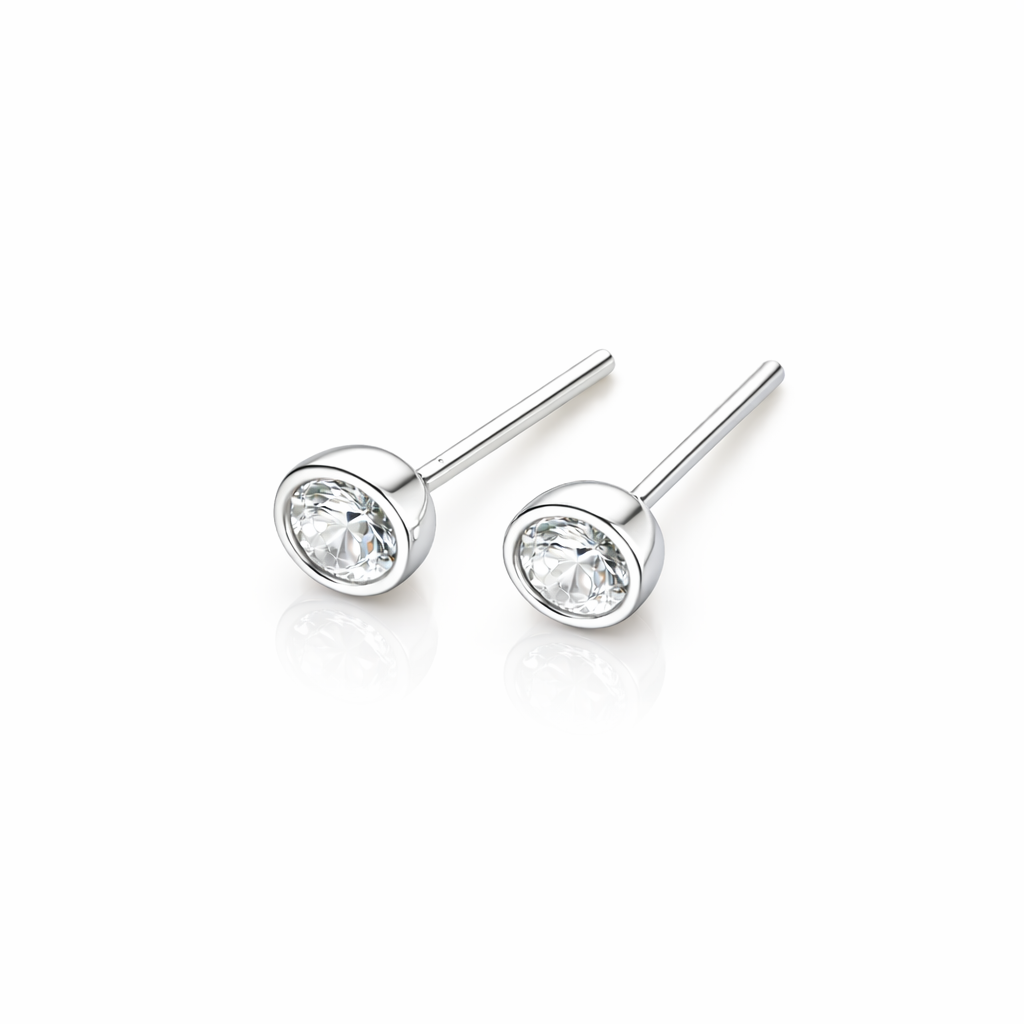 Elio CZ Stud Earrings