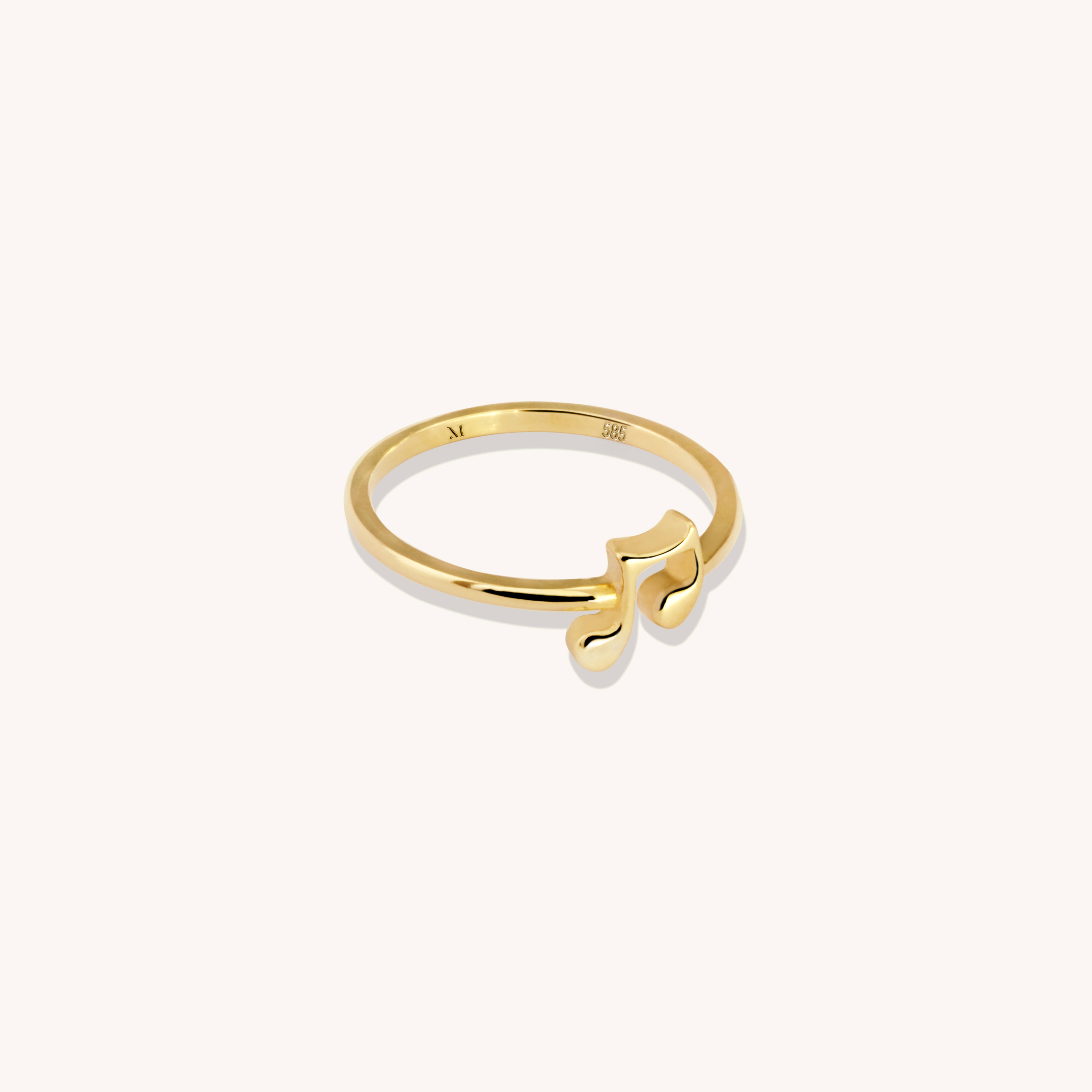 Melody Music Note Band Ring