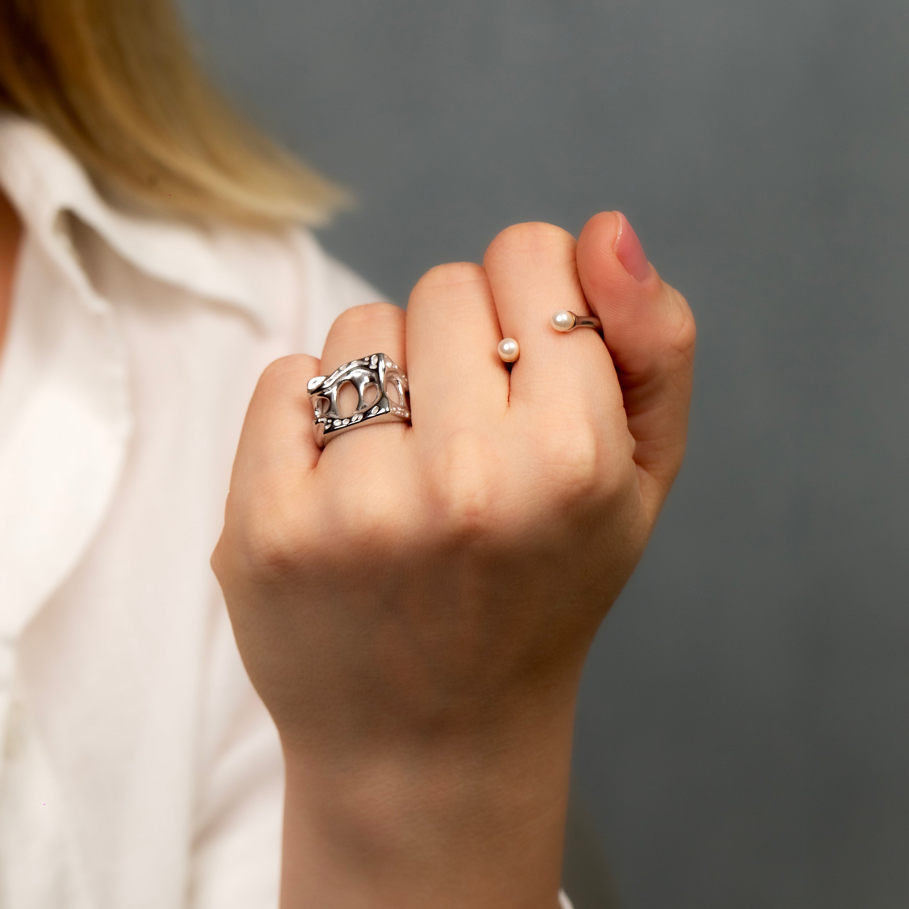 Clara Silver Ring