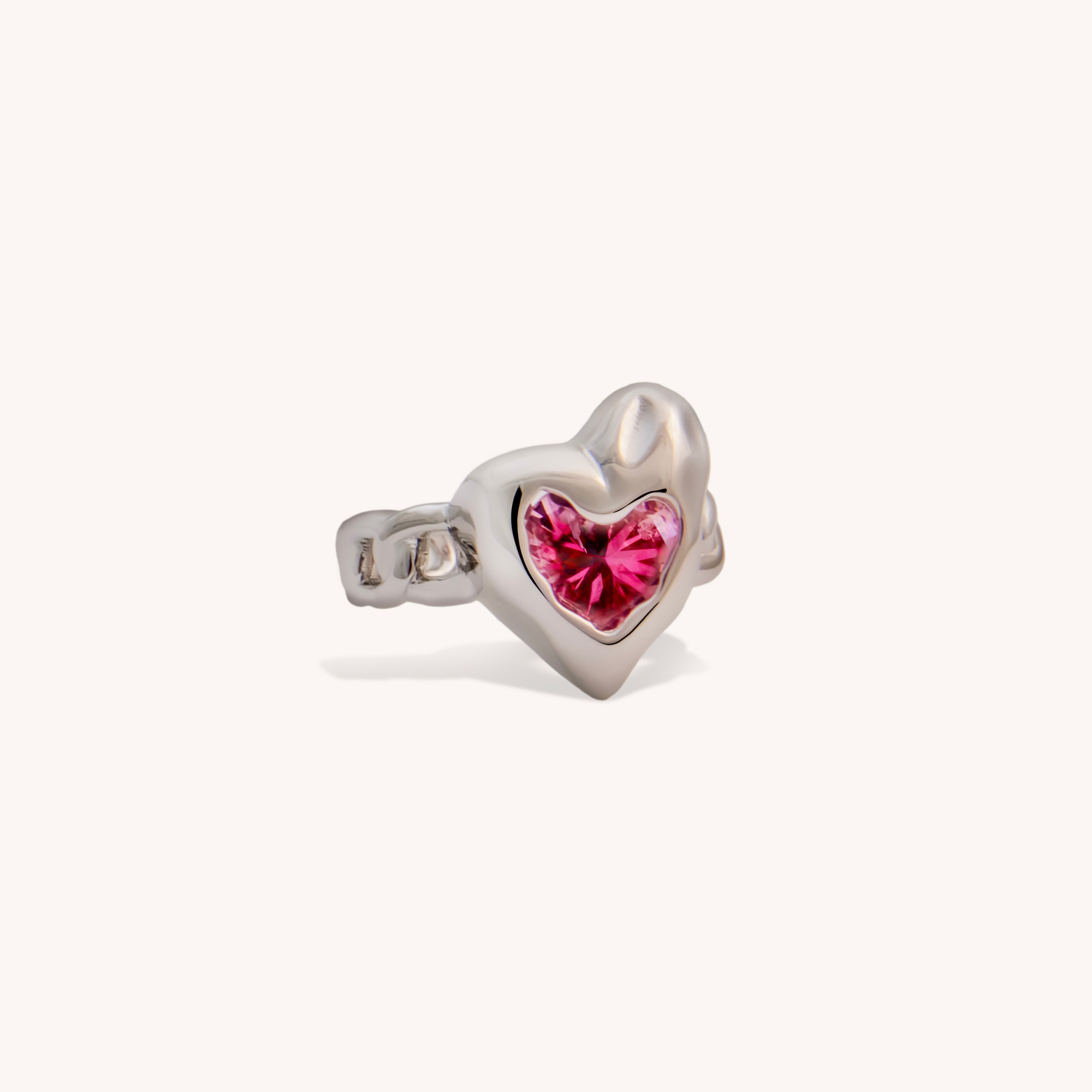 Amélie Pink Topaz Adjustable Ring