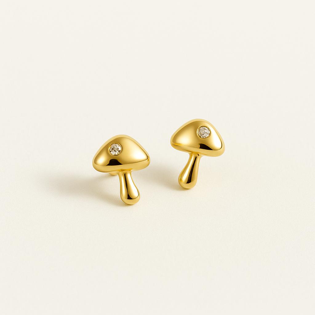 Boucles d'oreilles à tige en zircone Mirella